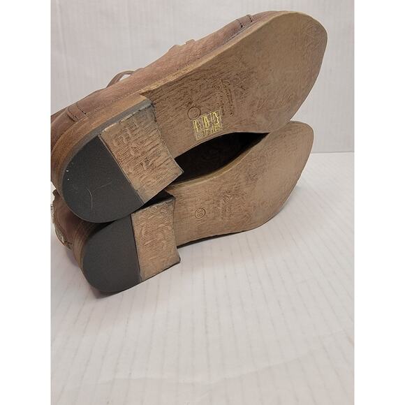 Free People Lost Valley Ankle Booties Size 39/9 Bohemian Festival Strappy Hippie - Picture 8 of 11